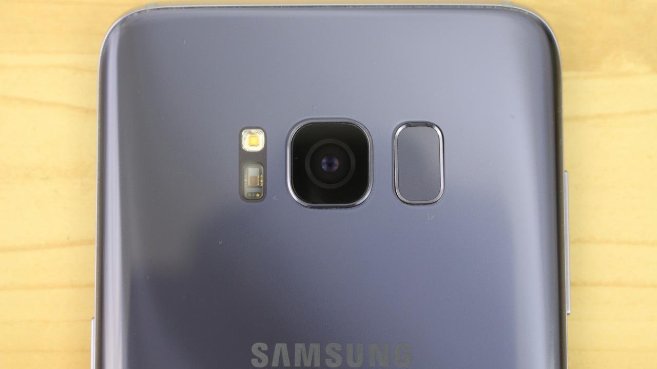 Samsung Galaxy S8 cámara trasera