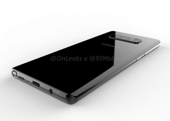 Samsung Galaxy Note 8 diseño