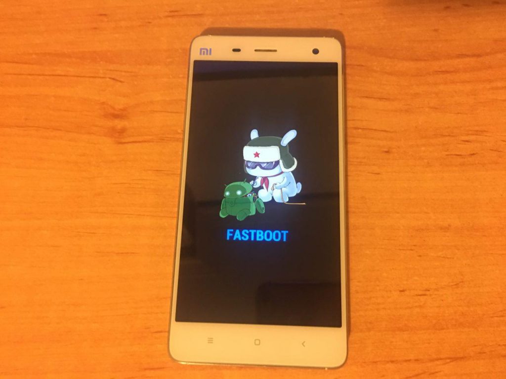 Como instalar Android Oreo 8.0 en el Xiaomi Mi4: Xiaomi Mi4 en Fastboot